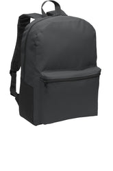 Port Authority® Value Backpack. BG203 - Dark Charcoal - OSFA